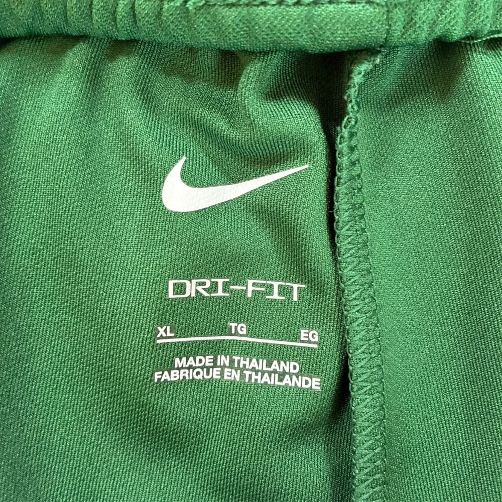 Nike Mens Athletic Track Pants Size XL Green Dri-FIT Bulldogs Football‎ Training